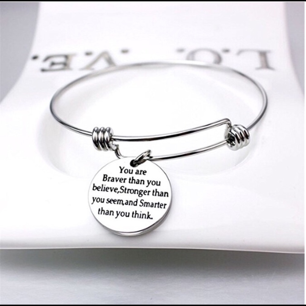 CL🛑Last 1 Inspirational Extendable Bracelet Brave - Picture 4 of 4